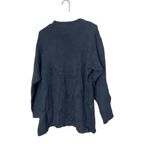 Vintage Ugly Christmas Sweater Embroidered Beaded M/L - Picture 4 of 4